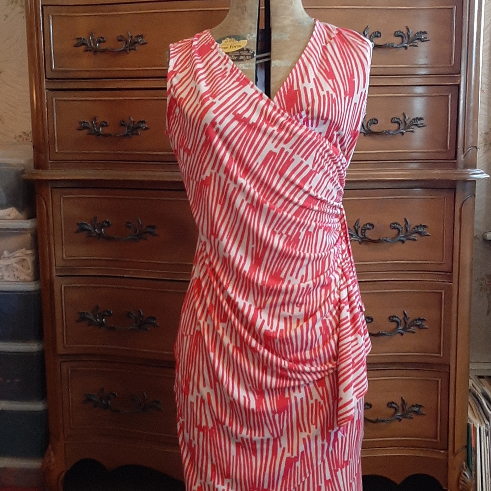 New York and Co. Surplice sleeveless dress